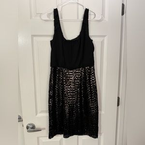 Jessica Simpson Black Sequin Dress